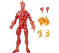 Marvel Fantastic Four Legends Series 6in Retro Action Figure - The Human Torch