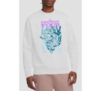 Marvel Fantastic Four Lineart Heroic First Family Sweatshirt, White White