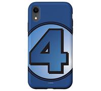 Marvel Fantastic Four Super Hero Logo Blue Case for iPhone XR