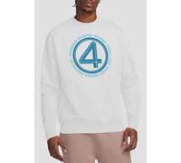 Marvel Fantastic Four Superhero Team Sweatshirt, White | Size: Medium Marvel White M