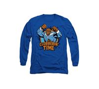 Marvel Fantastic Four Thing Clobberin' Time Long Sleeve T-Shirt, Royal Blue | Size: XL Marvel Blue XL