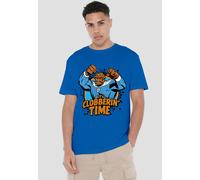 Marvel Fantastic Four Thing Clobberin' Time T-Shirt, Royal Blue | Size: 2XL Marvel Blue 2XL