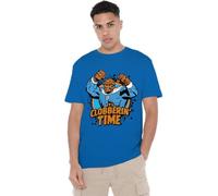 Marvel Fantastic Four Thing Clobberin' Time Unisex T Shirt, Royal Blue, XL
