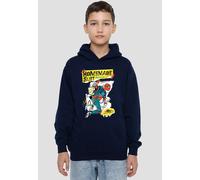 Marvel Friendly Neighborhood Spiderman Homemade Suit Youth Kids Pull-Over Hoodie, Navy Marvel Navy 7-8 Years