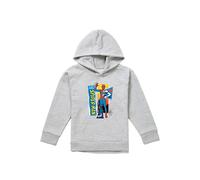 Marvel Friendly Neighborhood Spiderman Scrapbook Youth Kids Pull-Over Hoodie, Athletic Heather in Grey | Size: 7-8 Years Marvel Grey 7-8 Years