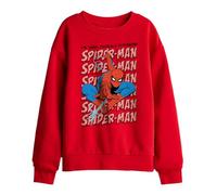 Marvel Friendly Neighborhood Spiderman Thwip Kids Sweatshirt, Red, 7-8