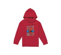 Marvel Friendly Neighborhood Spiderman Thwip Youth Kids Pull-Over Hoodie, Red | Size: 12-13 Years Marvel Red 12-13 Years