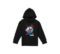Marvel Friendly Neighborhood Spiderman Wall Crawler Comic Youth Kids Pull-Over Hoodie, Black | Size: 9-11 Years Marvel Black 9-11 Years