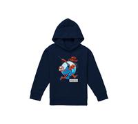 Marvel Friendly Neighborhood Spiderman Wall Crawler Comic Youth Kids Pull-Over Hoodie, Navy | Size: 5-6 Years Marvel Navy 5-6 Years