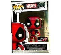 Marvel Funko Pop 537 Deadpool Gamer Gamestop Exclusive Set Keychain Pin Sticker Pez Dispenser