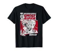Marvel Ghost Rider Comic Book Cover Print T-Shirt