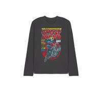 Marvel Ghost Rider Long Sleeve T-Shirt in Grey | Size: Medium Marvel Grey M