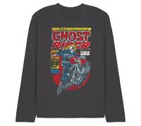 Marvel Ghost Rider Unisex Long Sleeve T Shirt, Charcoal, XX-Large