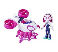 Marvel Ghost-Spider Copter Set, 4-Inch Scale Action Figure with Vehicle & Accessory, Preschool Super Hero Toy