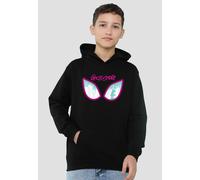 Marvel Ghost Spider Eyes Youth Kids Pull-Over Hoodie, Black Marvel Black 9-11 Years