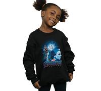Marvel Girls Avengers Endgame Black Widow Team Suit Sweatshirt Black 7-8 Years