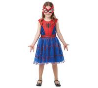 (2-3 Years, Blue/Red) Marvel Girls Deluxe Spider-Girl Tutu Skirt Costume
