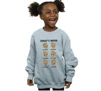 Marvel Girl's Guardians Of The Galaxy Groot Today´s Mood Sweatshirt in Grey | Size: 7-8 Years Marvel Grey 7-8 Years