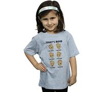 Marvel Girls Guardians of The Galaxy Groot Today's Mood T-Shirt Sport Grey 9-11 Years