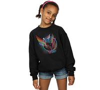 Marvel Girls Guardians of The Galaxy Neon Yondu Sweatshirt Black 12-13 Years