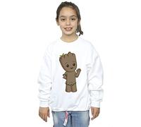 I Am Groot Cute Groot Sweatshirt Marvel White 5-6 Years