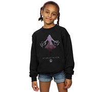 Marvel Girls Scarlet Witch Silhouette Sweatshirt Black 12-13 years