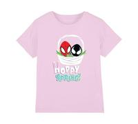 Spiderman Hoppy Spring Girls T Shirt, Pink, 7-8 Years