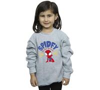 Marvel Girls Spidey and His Amazing Friends Rescue Sweatshirt Sport Grey 3-4 Years