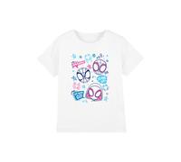 Marvel Spidey & His Amazing Friends Doodle Girls T Shirt, White, 12-13 Years