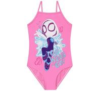 Marvel Girls Swimming Costume, Spidey and His Amazing Friends Girls Swimsuit, Kids Swimming Costume, Pink 6-7 Years
