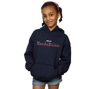 Marvel Girls WandaVision Logo Hoodie Navy Blue 12-13 Years