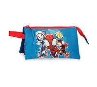Marvel Go Webs go Cases and Accessories Blue 23x9x7 cm Polyester, Blue, Standard Size, Triple Suitcase