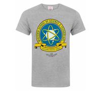 Marvel Grey Spider-Man Midtown School Crest Short Sleeved T-Shirt Mens