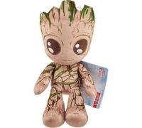 Marvel Plush Character Figure, 8-inch Groot Super Hero Soft Doll, Collectible Toy Gift for Kids & Fans Ages 3 Years Old & Up