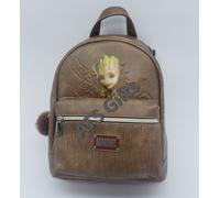 Marvel Groot Brown Backpack Official Guardians Galaxy 3 Adustable Strap Pockets