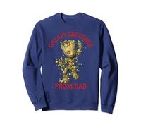 Marvel Groot Galaxy Greetings From Dad Christmas Sweatshirt