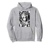 Marvel Groot Guardians of the Galaxy 2 Light Pullover Hoodie, Adult Unisex, Heather Grey, X-Large