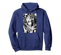 Marvel Groot Guardians of the Galaxy 2 Light Pullover Hoodie, Adult Unisex, Navy Blue, Small