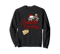 Marvel Groot Rocket Greetings From Sister Christmas Fleece Sweatshirt