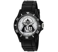 Marvel 'Guardian' Quartz Plastic Casual Watch, Color:Black (Model: WMA000113)