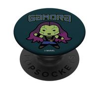 Marvel Guardians Of The Galaxy Gamora Cartoon Portrait PopSockets Swappable PopGrip