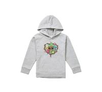 Marvel Guardians Of The Galaxy Groot Heart Vines Youth Kids Pull-Over Hoodie, Athletic Heather in Grey | Size: 5-6 Years Marvel Grey 5-6 Years