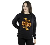 Marvel Women's Guardians Of The Galaxy Groot Inverted Grain Sweatshirt in Black | Size: Large Marvel Black L