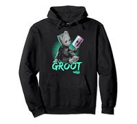 Marvel Guardians Of The Galaxy Groot Tape Portrait Pullover Hoodie