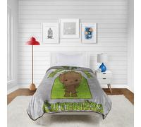 Marvel Guardians of The Galaxy Mischief Mayhem Blanket - Measures 60 x 90 inches Kids Bedding Features Groot - Fade Resistant Super Soft Fl