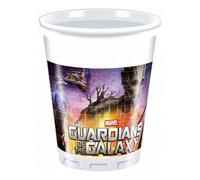 Marvel Guardians Of The Galaxy Plastic 200Ml Party Cup (Pack Of 8) Multicoloured (One Size)