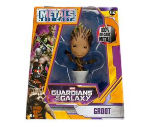 MARVEL GUARDIANS OF THE GALAXY POTTED GROOT 4" METALS DIE CAST FIGURE JADA M153