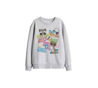 Marvel Guardians Of The Galaxy Rocket & Groot Stickers Kids Sweat in Light Grey | Size: 9-11 Years Marvel Light Grey 9-11 Years