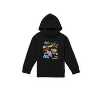 Marvel Guardians Of The Galaxy Rocket & Groot Stickers Youth Kids Pull-Over Hoodie, Black | Size: 9-11 Years Marvel Black 9-11 Years