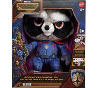 Marvel Guardians of the Galaxy Rocket Plush with Sounds and Facial Expressions,